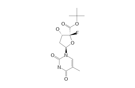 (2S,3S,5R)-2-FLUORO-3-HYDROXY-5-(5-METHYL-2,4-DIOXO-3,4-DIHYDRO-2H-PYRIMIDIN-1-YL)-TETRAHYDROFURAN-2-CARBOXYLIC-ACID-TERT.-BUTYLESTER