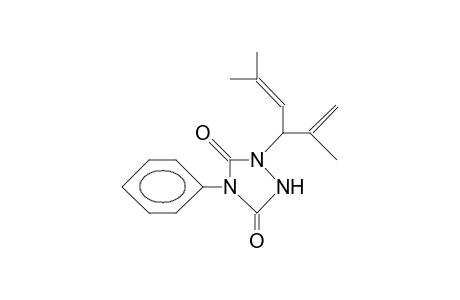 1-(1[1-Methyl-1-ethenyl]-3-methyl-2-butenyl)-4-phenyl-1,2,4-triaza-cyclopenta-3,5-dione