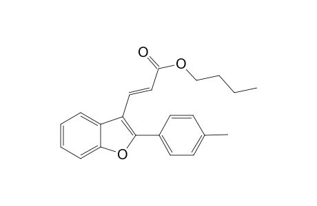 (E)-butyl 3-(2-p-tolylbenzofuran-3-yl)acrylate