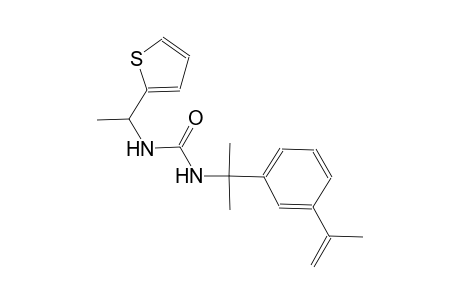 urea, N-[1-methyl-1-[3-(1-methylethenyl)phenyl]ethyl]-N'-[1-(2-thienyl)ethyl]-