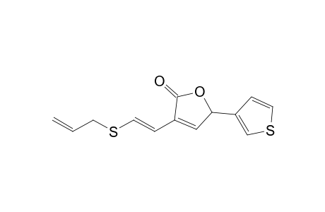 3-(2-Allylsulfanyl)ethenyl-5-(3-thienyl)-5H-furan-2-one