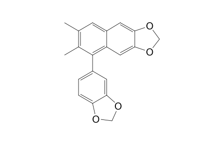 5-(1,3-benzodioxol-5-yl)-6,7-dimethyl-benzo[f][1,3]benzodioxole