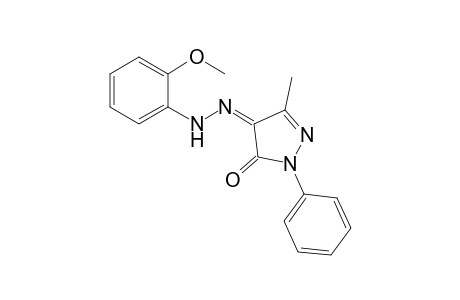 1-Phenyl-3-methyl-4-(2-methoxyphenylazo)-5-pyrazolone