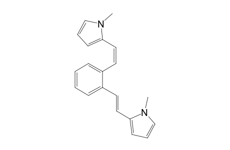cis,trans-N,N'-Dimethyl-2,2'-(1,2-phenylenedivinylene)dipyrrole