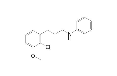 N-(3-(2-Chloro-3-methoxyphenyl)propyl)aniline