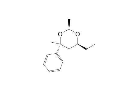 (2S,4R,6S)-2,4-Dimethyl-6-ethyl-4-phenyl-[1,3]-dioxane