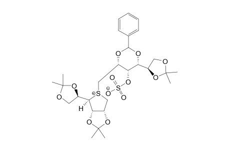 #34;1,4-ANHYDRO-2,3,5,6-DI-O-ISOPROPYLIDENE-1-[(S)-[(2'R,3'S,4'R,5'R)-2',4'-BENZYLIDENEDIOXY-5',6'-ISOPROPYLIDENEDIOXY-3'-(SULFOOXY)-HEXYL]-SULFONIO]-D-ALLITOL