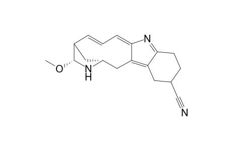 6,9-Methano-9H-azecino[5,4-b]indole-3(2H)-carbonitrile, 1,4,5,6,7,8-hexahydro-8-methoxy-, (6R*,8R*)-(.+-.)-
