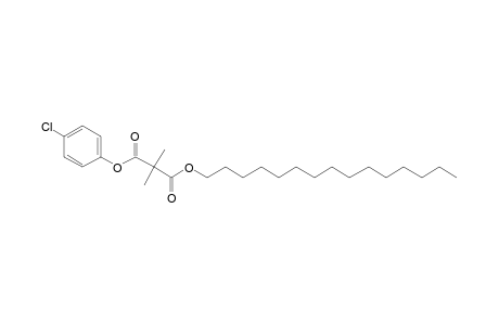 Dimethylmalonic acid, 4-chlorophenyl pentadecyl ester