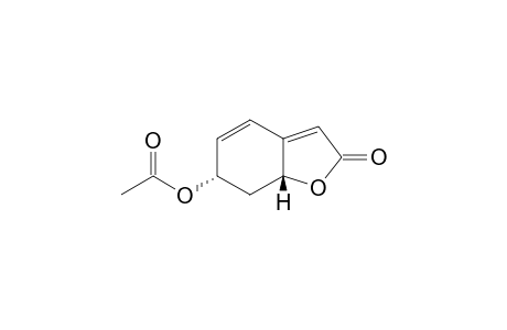 acetic acid [(6S,7aR)-2-keto-7,7a-dihydro-6H-benzofuran-6-yl] ester