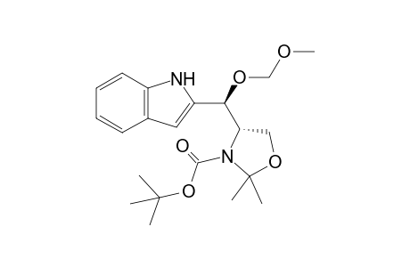 (4S)-4-[(S)-1H-indol-2-yl(methoxymethoxy)methyl]-2,2-dimethyl-3-oxazolidinecarboxylic acid tert-butyl ester