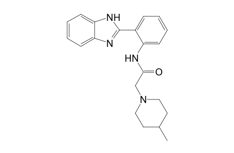 N-[2-(1H-Benzoimidazol-2-yl)-phenyl]-2-(4-methylpiperidin-1-yl)-acetamide