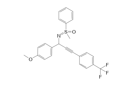 N-[(1-(4-Methoxyphenyl)-3-(4-trifluoromethylphenyl))prop-2-yn-1-yl]-S,S-methylphenylsulfoximine