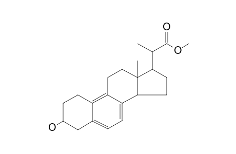 Methyl 2-[3.beta.-hydroxy-5,7,9-estratrien-17-yl]propionate