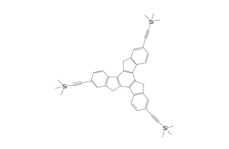 2,7,12-tris[(Trimethylsilyl)ethynyl]-10,15-dihydro-5H-diindeno[1,2-a : 1',2'-c]fluorene