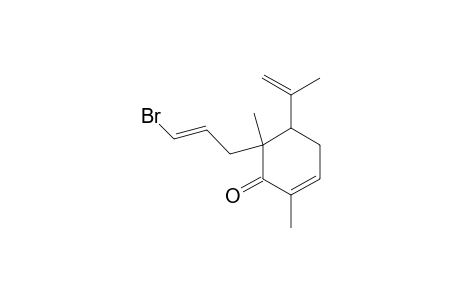 E/Z-3-bromo-2-propenyl)-2,4.beta.-dimethyl-5-propen-2-ylcyclohexen-3-one