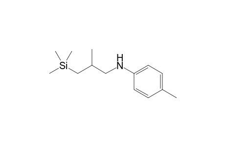 N-(2-Methyl-3-(trimethylsilyl)propyl)-4-methylaniline