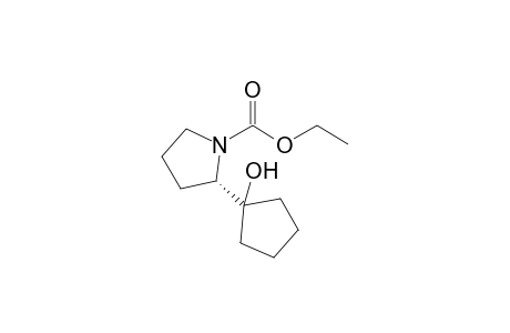 (S)-1-(2-N-Ethoxycarbonylpyrrolidinyl)cyclopentanol