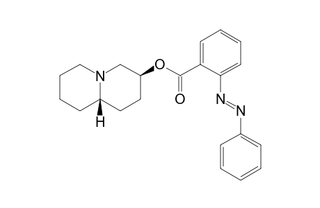 2-EQU-HYDROXYCHINOLIZIDIN,AZOBENZOLCARBONSAEUREESTER
