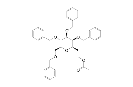 2-(2,3,4,6-TETRA-O-BENZYL-BETA-D-MANNOPYRANOSYL)-ETHYL-ACETATE