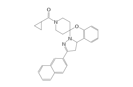 cyclopropyl(2-(naphthalen-2-yl)-1,10b-dihydrospiro[benzo[e]pyrazolo[1,5-c][1,3]oxazine-5,4'-piperidin]-1'-yl)methanone