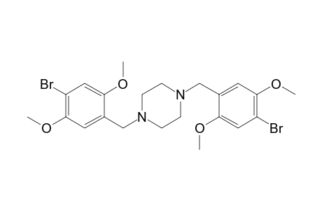 1,4-bis(4-bromo-2,5-dimethoxybenzyl)piperazine