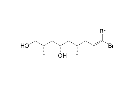 (2S,4S,6S)-9,9-Dibromo-2,6-dimethylnon-8-ene-1,4-diol