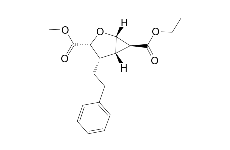 (1S,3R,4S,5S,6S)-6-ETHYL-3-METHYL-4-PHENETHYL-2-OXABICYCLO-[3.1.0]-HEXANE-3,6-DICARBOXYLATE