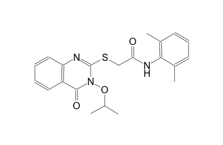 N-(2,6-dimethylphenyl)-2-[(3-isopropoxy-4-oxo-3,4-dihydro-2-quinazolinyl)sulfanyl]acetamide