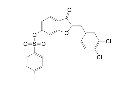 3(2H)-benzofuranone, 2-[(3,4-dichlorophenyl)methylene]-6-[[(4-methylphenyl)sulfonyl]oxy]-, (2Z)-