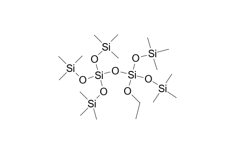 1-Ethoxy-3,3,3-trimethyl-1-[(trimethylsilyl)oxy]disiloxanyl tris(trimethylsilyl) orthosilicate