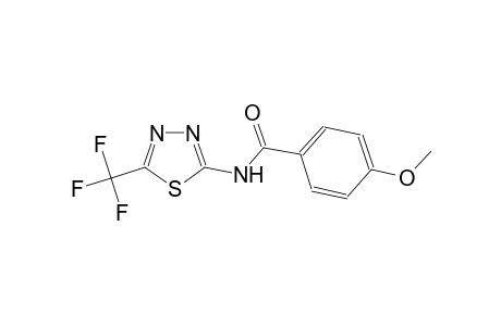 benzamide, 4-methoxy-N-[5-(trifluoromethyl)-1,3,4-thiadiazol-2-yl]-
