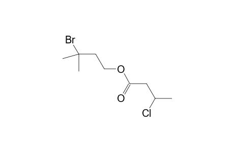 3-Bromo-3-methylbutyl 3-chlorobutanoate