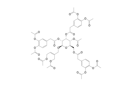 acetic acid [2-acetoxy-4-[2-[[(2R,3R,4R,5R,6R)-3-acetoxy-6-[4-acetoxy-2-(acetoxymethyl)but-2-enoxy]-4,5-bis[[2-(3,4-diacetoxyphenyl)acetyl]oxy]tetrahydropyran-2-yl]methoxy]-2-keto-ethyl]phenyl] ester