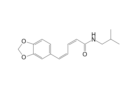 (2Z,4Z)-5-(1,3-benzodioxol-5-yl)-N-(2-methylpropyl)penta-2,4-dienamide