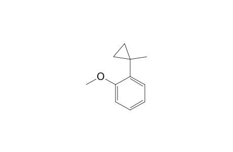 Benzene, 1-methoxy-2-(1-methylcyclopropyl)-