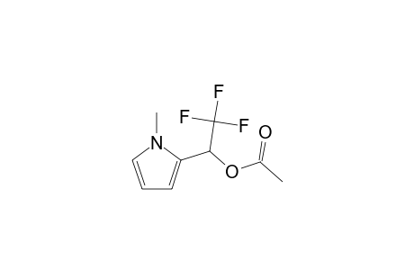 1H-Pyrrole-2-methanol, 1-methyl-.alpha.-(trifluoromethyl)-, acetate(ester)