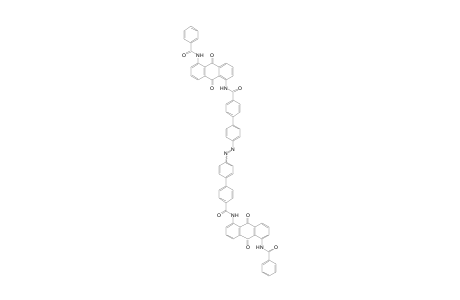 N-[5-(Benzoylamino)-9,10-dioxo-9,10-dihydro-1-anthracenyl]-4'-{[4'-({[5-(benzoylamino)-9,10-dioxo-9,10-dihydro-1-anthracenyl]amino}carbonyl)-1,1'-biphenyl-4-yl]diazenyl}-1,1'-biphenyl-4-carboxamide