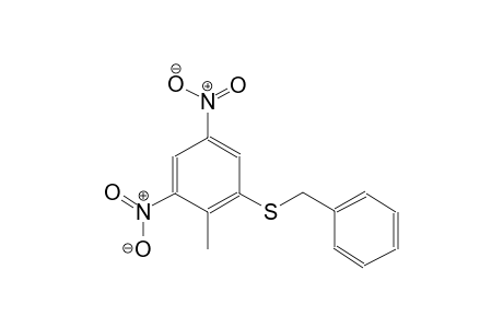 benzene, 2-methyl-1,5-dinitro-3-[(phenylmethyl)thio]-
