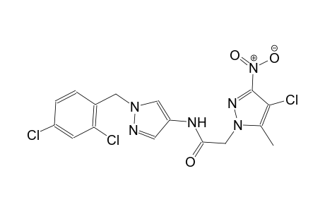 2-(4-chloro-5-methyl-3-nitro-1H-pyrazol-1-yl)-N-[1-(2,4-dichlorobenzyl)-1H-pyrazol-4-yl]acetamide