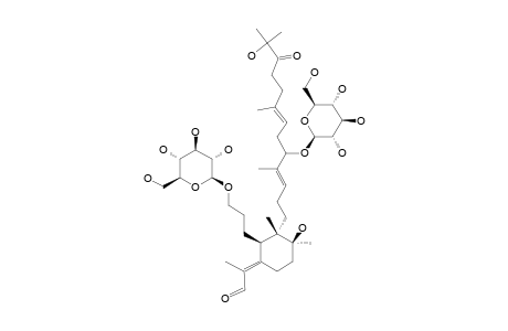 22-OXO-23-HYDROXY-ISOIRIDAL-3,16-DI-BETA-D-GLUCOPYRANOSIDE