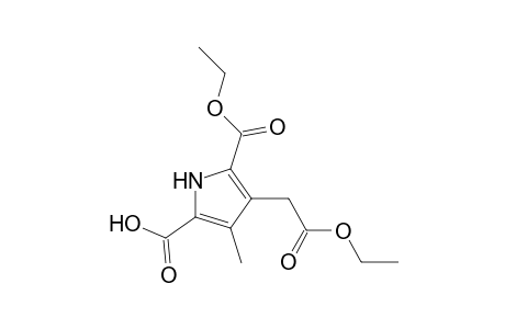 1H-Pyrrole-2,5-dicarboxylic acid, 3-(2-ethoxy-2-oxoethyl)-4-methyl-, 2-ethyl ester