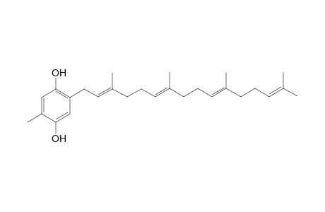 2-methyl-5-[(2E,6E,10E)-3,7,11,15-tetramethylhexadeca-2,6,10,14-tetraenyl]hydroquinone