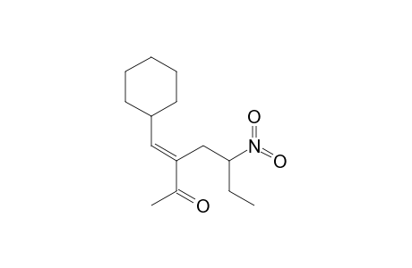 (E)-5-Nitro-3-(cyclohexylmethylidene)heptane-2-one