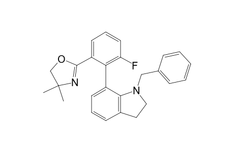 2-[2-(1-benzyl-2,3-dihydroindol-7-yl)-3-fluorophenyl]-4,4-dimethyl-5H-1,3-oxazole