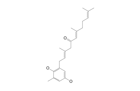 2-[(2'E,6'E)-5'-Oxo-3',7',11'-trimethyldodeca-2',6'10'-trienyl]-6-methylhydroquinone