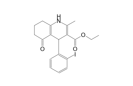 ethyl 4-(2-iodophenyl)-2-methyl-5-oxo-1,4,5,6,7,8-hexahydro-3-quinolinecarboxylate