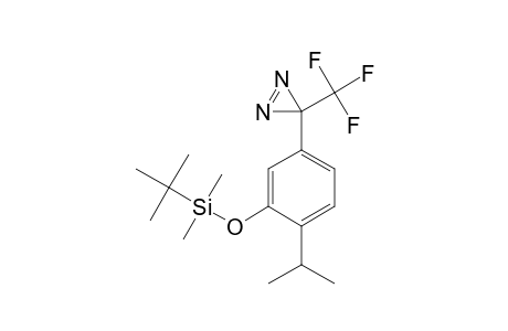 3-[3-(TERT.-BUTYLDIMETHYLSILANYLOXY)-4-ISOPROPYLPHENYL]-3-TRIFLUOROMETHYL-3-H-DIAZIRINE