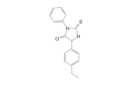 (+/-)-3-PHENYL-5-(4-ETHYLPHENYL)-2-THIOXO-IMIDAZOLIDINE-4-ONE