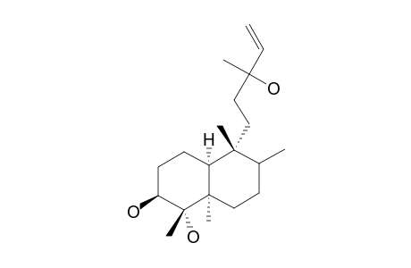 VITEXIFOLIN-B;(REL-3S,4S,5R,8R,9R,10S)-14-CLERODENE-3,4,13-TRIOL